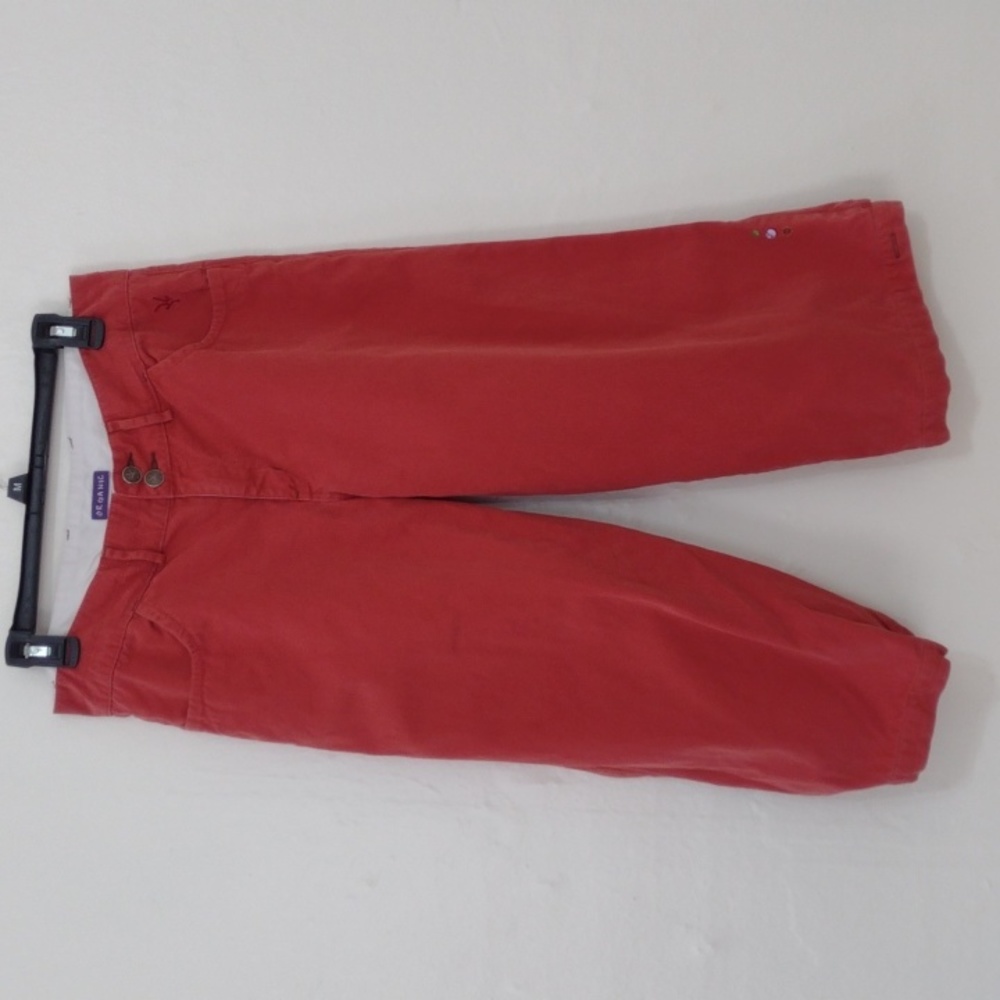 ibex Organic Cotton Rust Cropped/ Capri Pant/Shorts Size 8 Fits Size 6